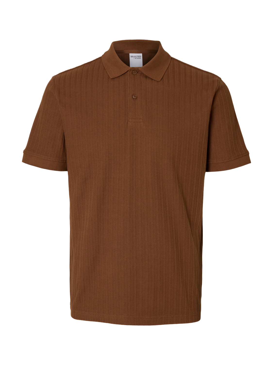 Dark Brown Organic Cotton Polo