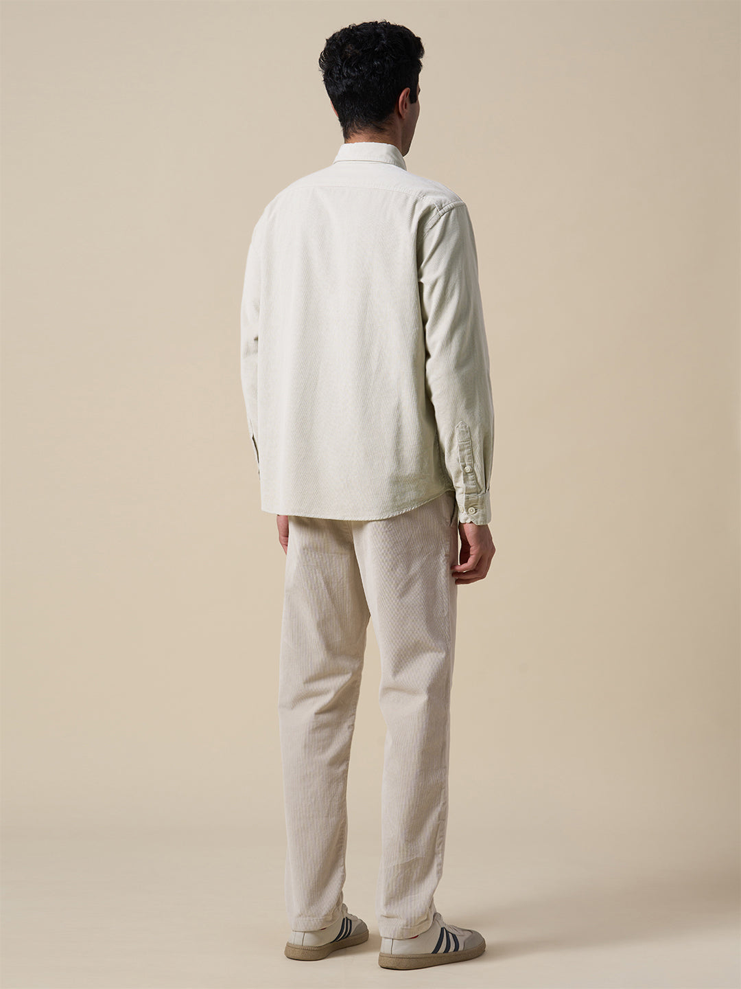 Button Down Collar Corduroy Shirt