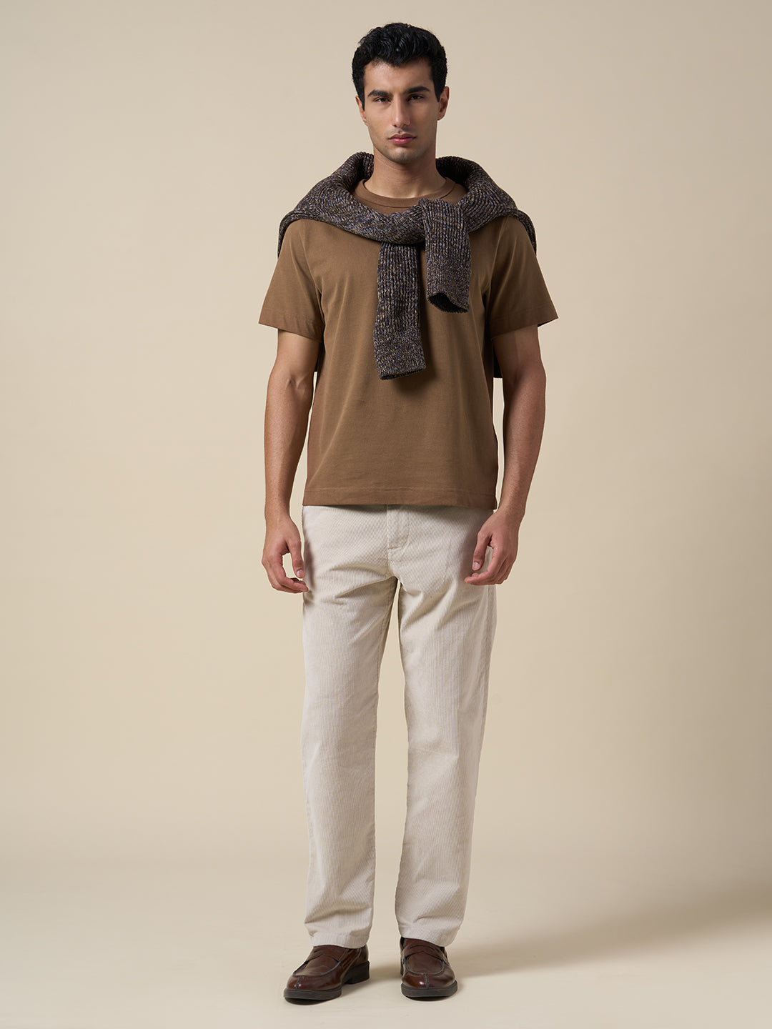 Organic Cotton T-shirt - Brown