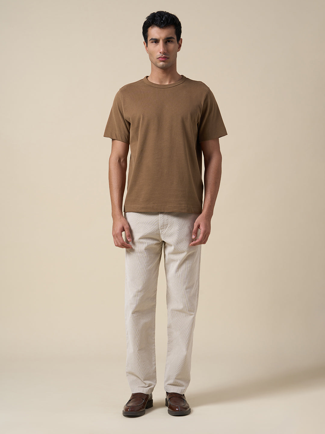 Organic Cotton T-shirt - Brown