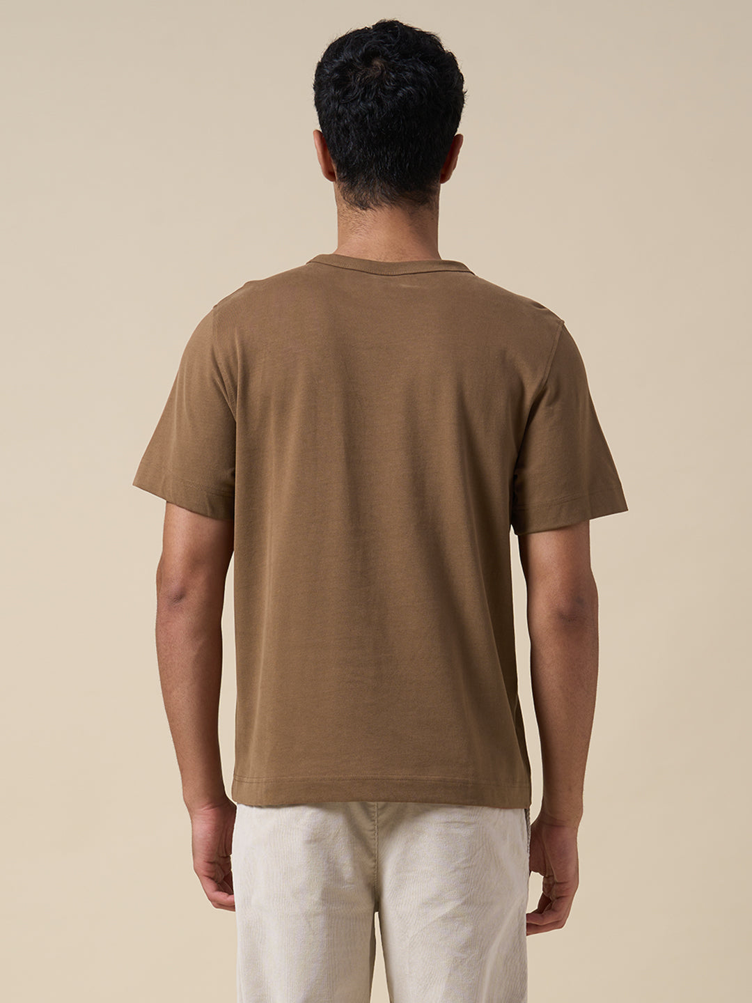 Organic Cotton T-shirt - Brown