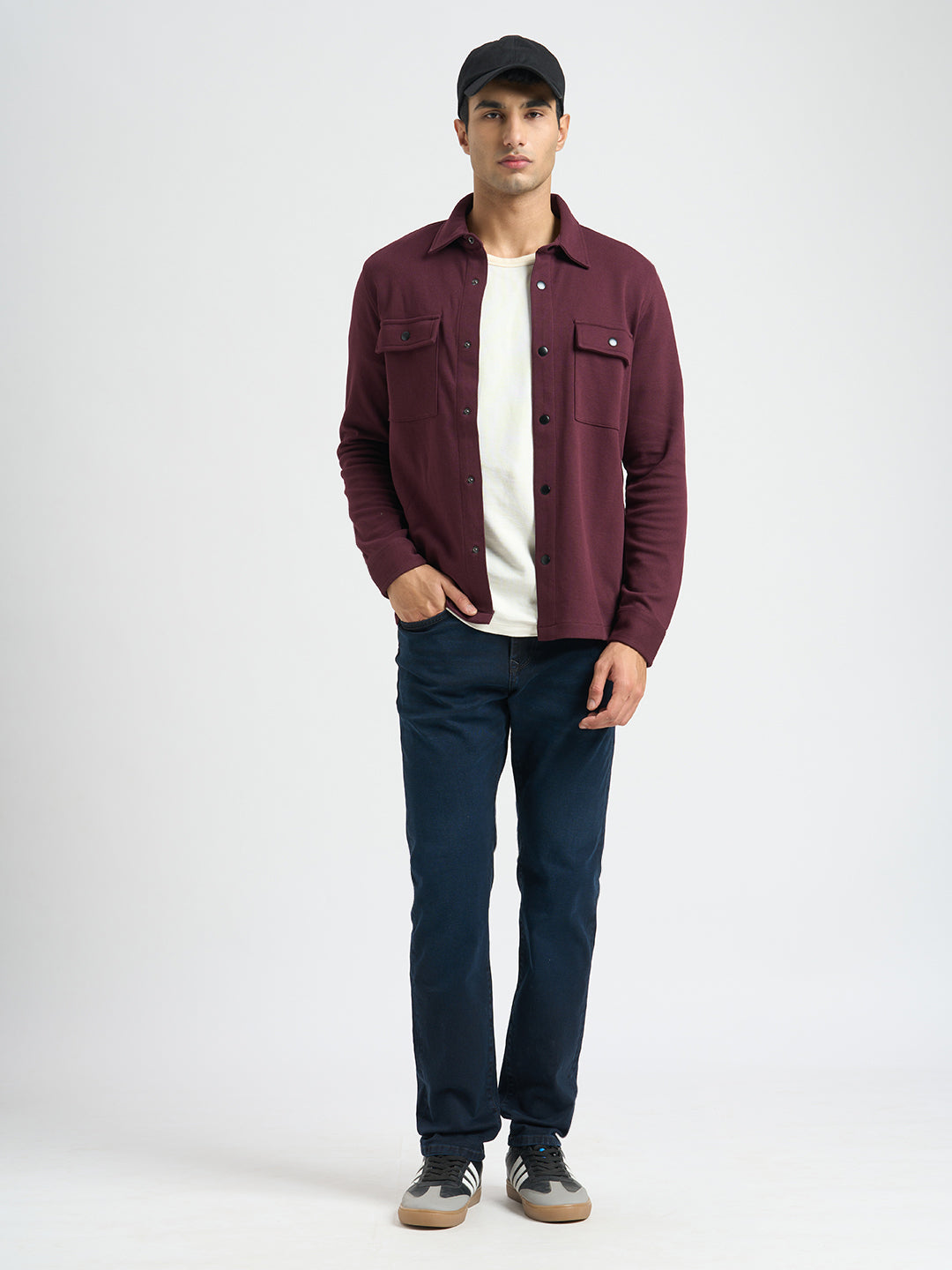 Classic Wine Overshirt