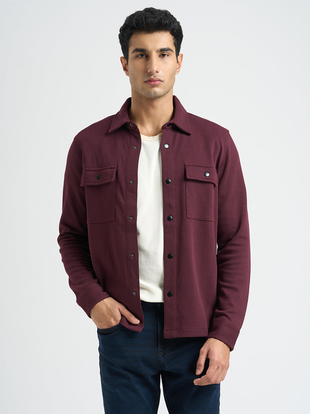 Classic Wine Overshirt