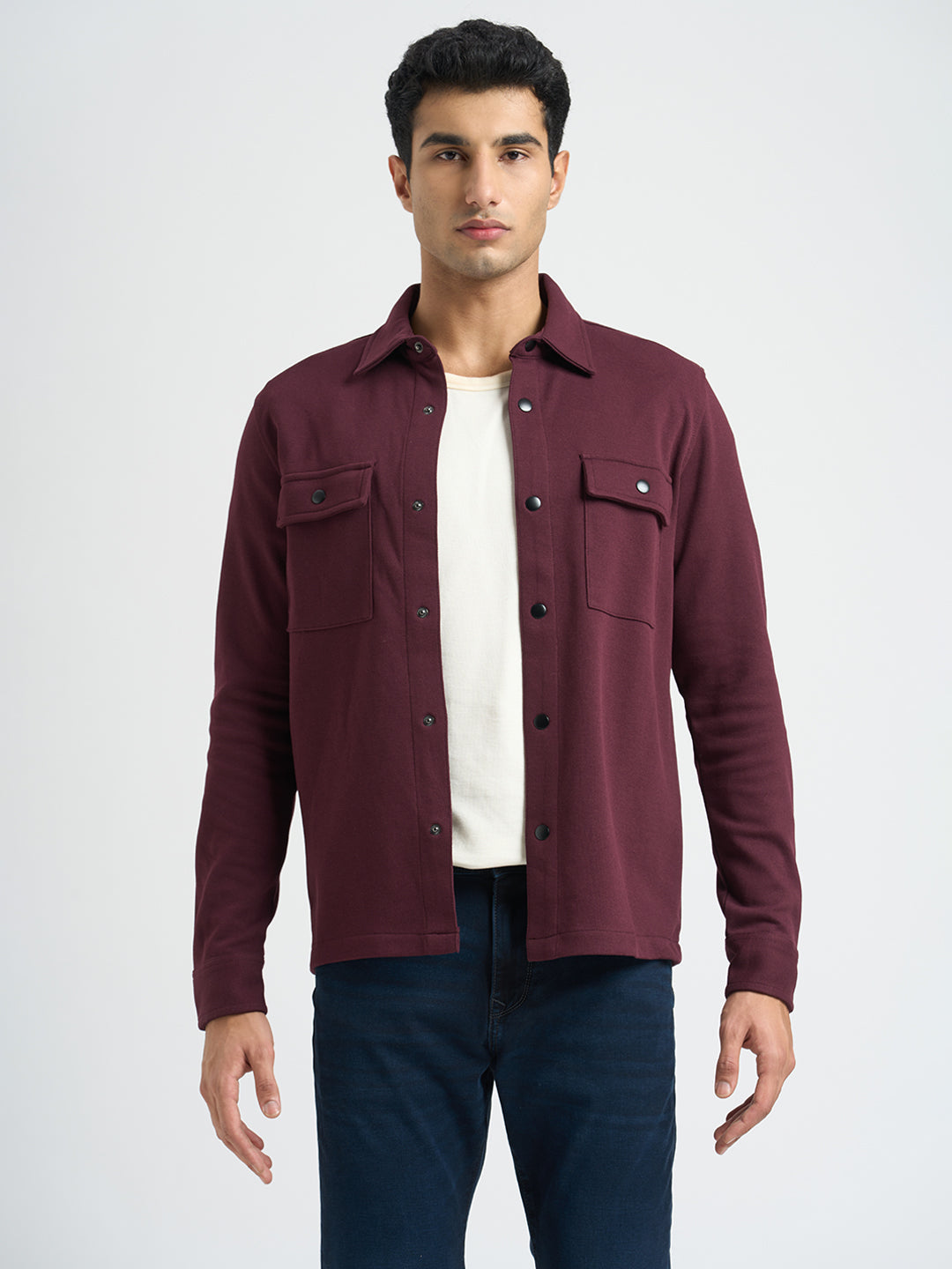 Classic Wine Overshirt