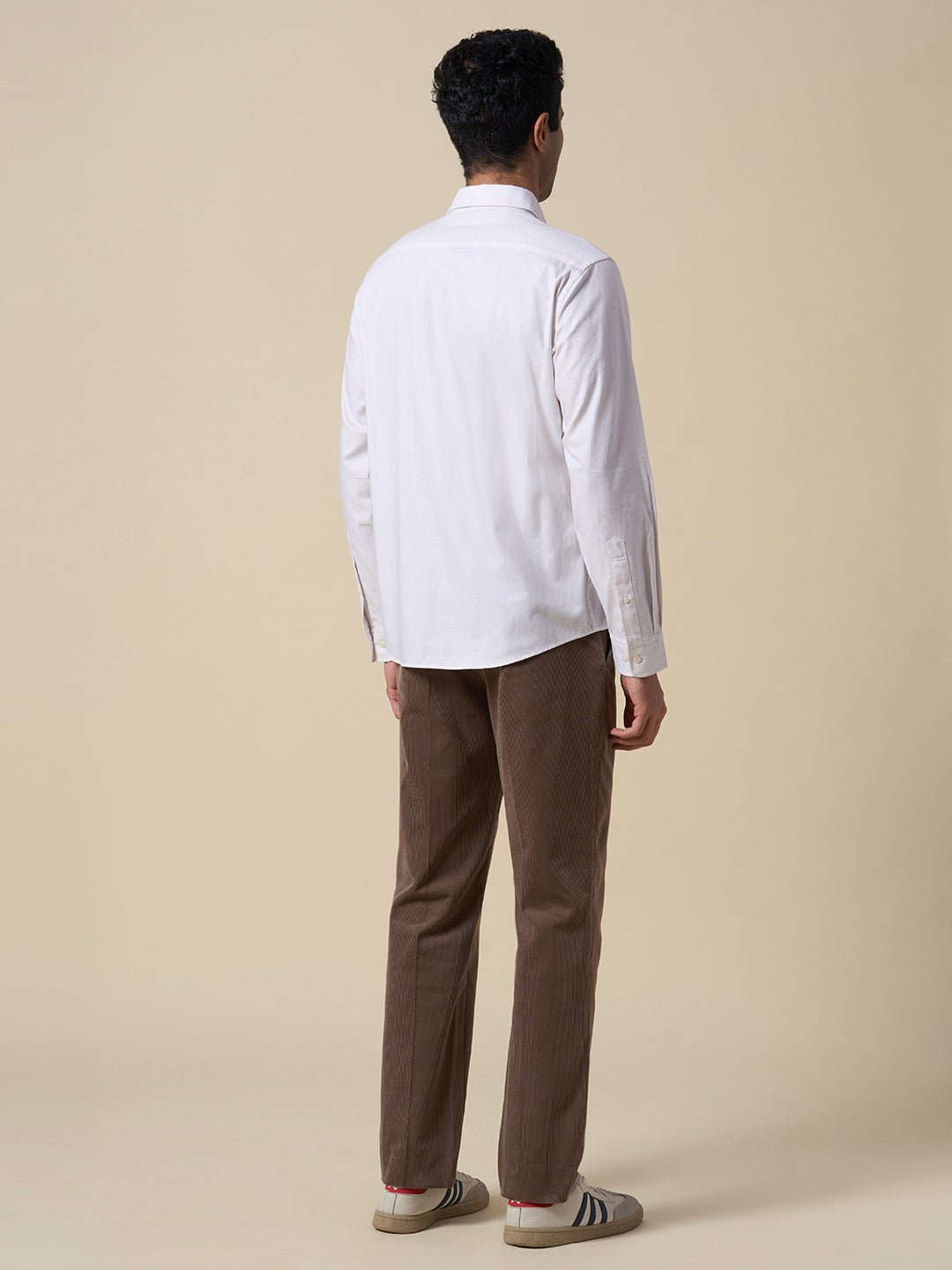 Full Sleeves Cotton Shirt - White