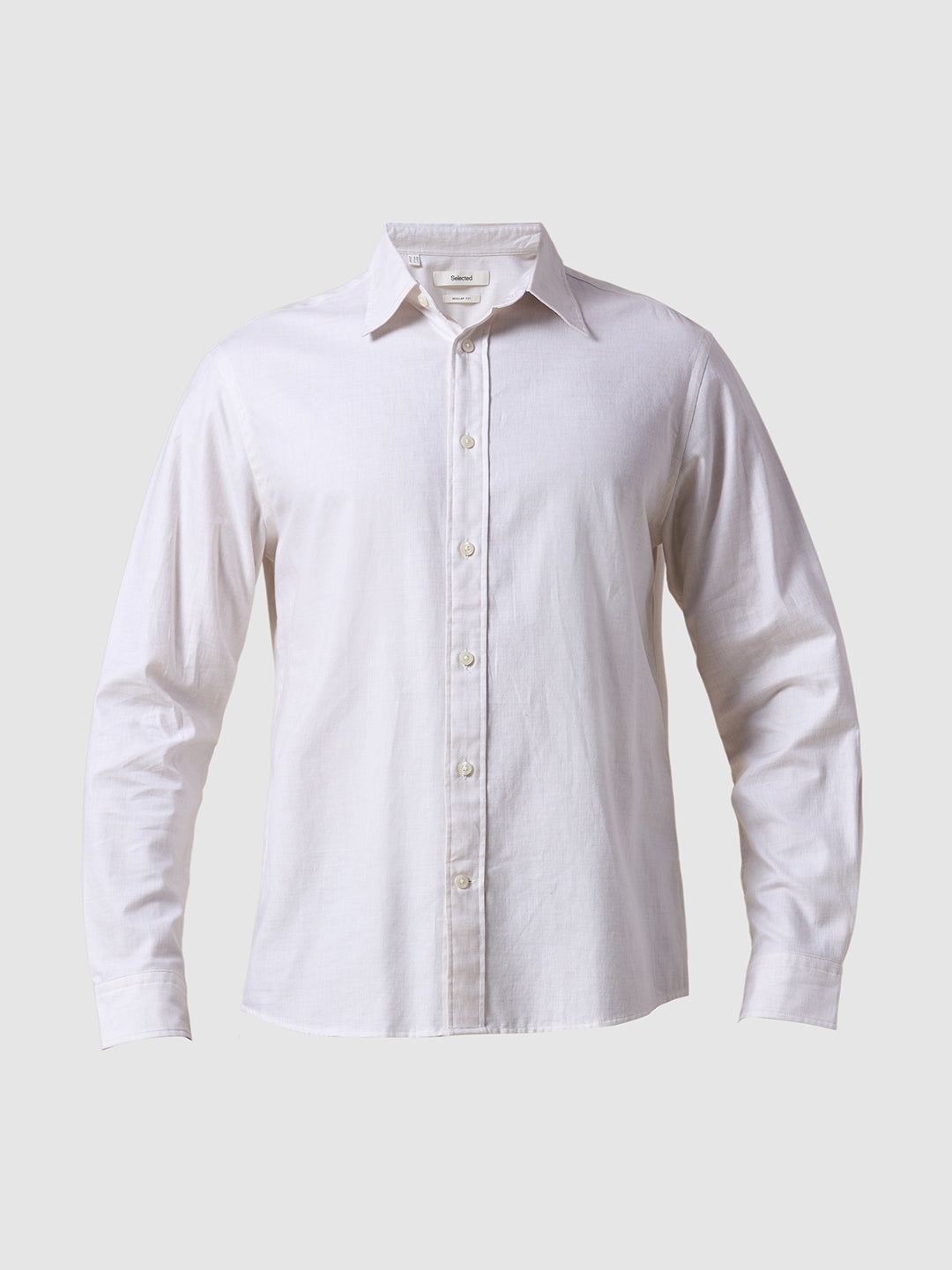 Full Sleeves Cotton Shirt - White