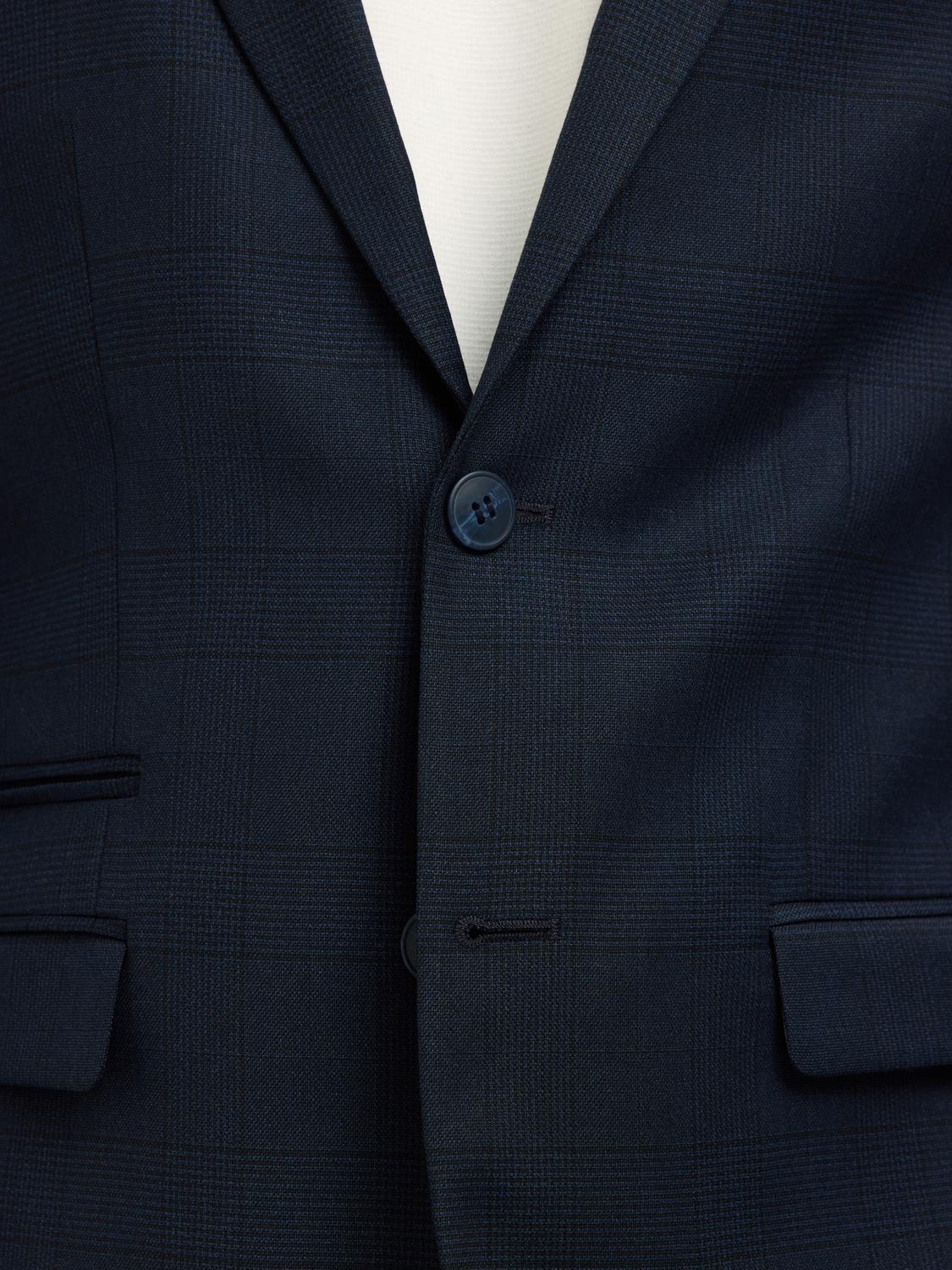 Check Formal Suit-Set Blazer