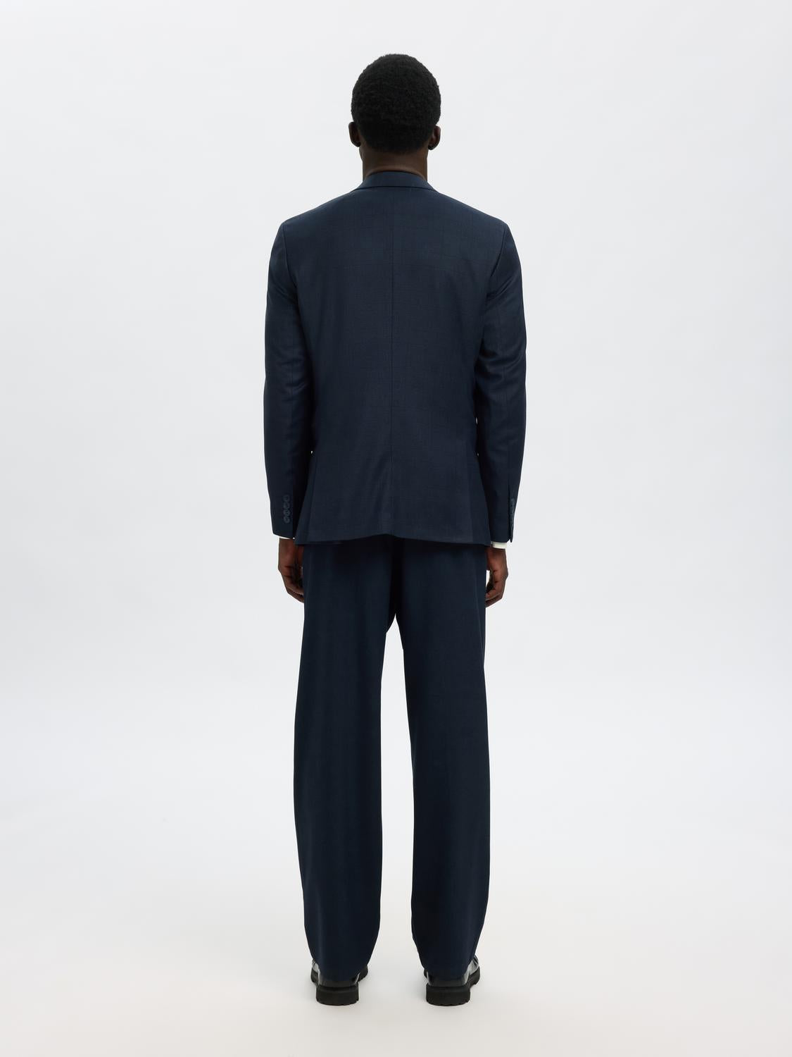 Check Formal Suit-Set Blazer