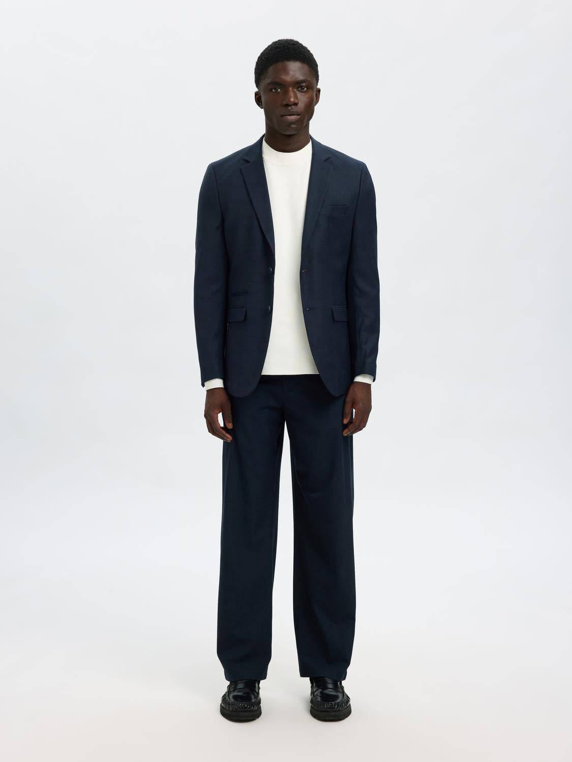 Check Formal Suit-Set Blazer