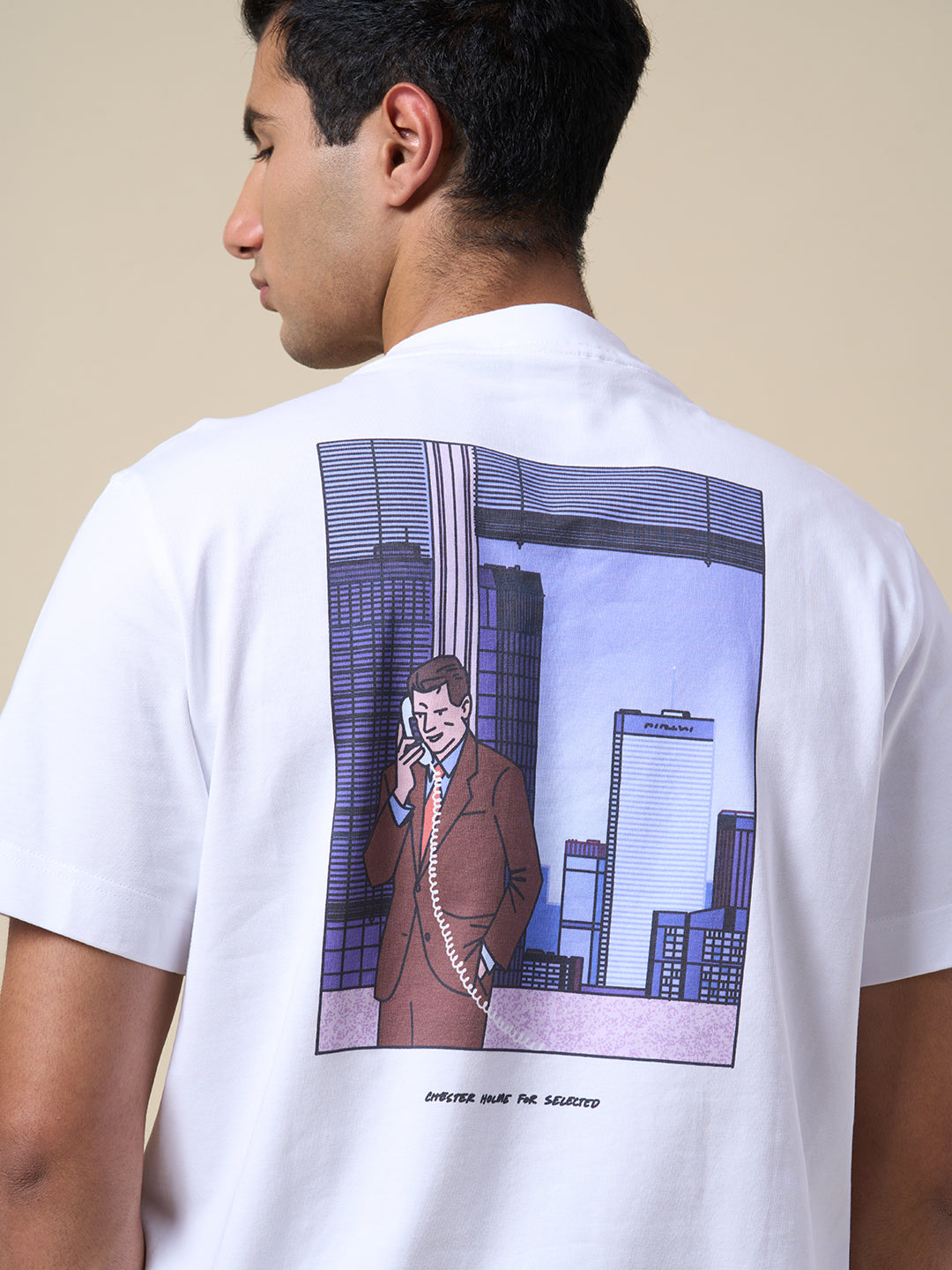 Chester Holme Printed T-shirt - White