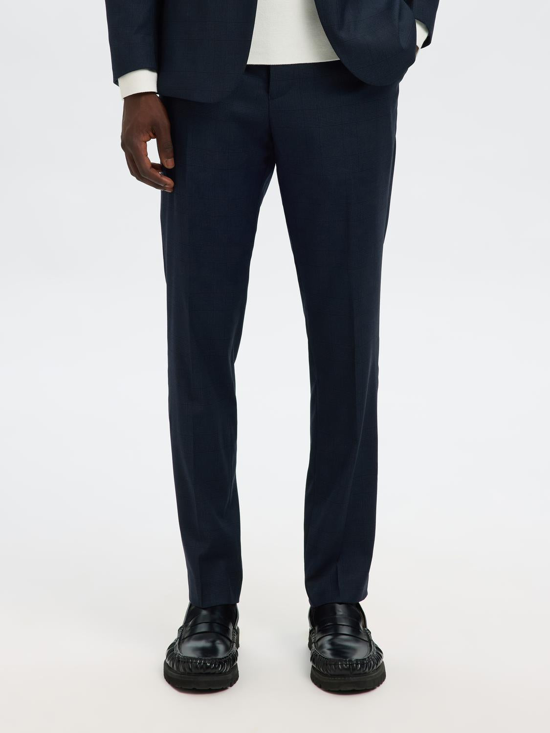 Check Formal Suit-Set Trousers
