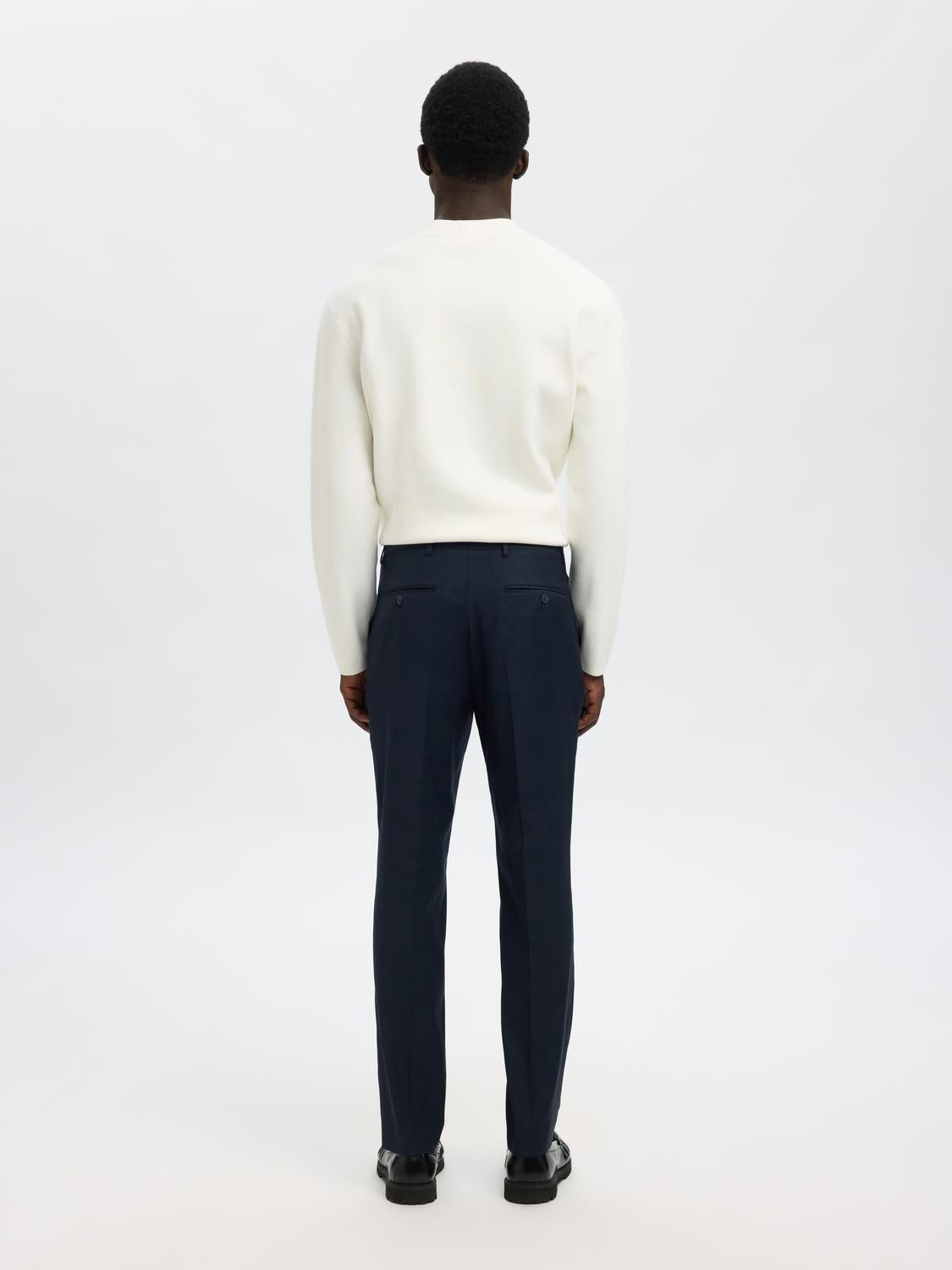 Check Formal Suit-Set Trousers