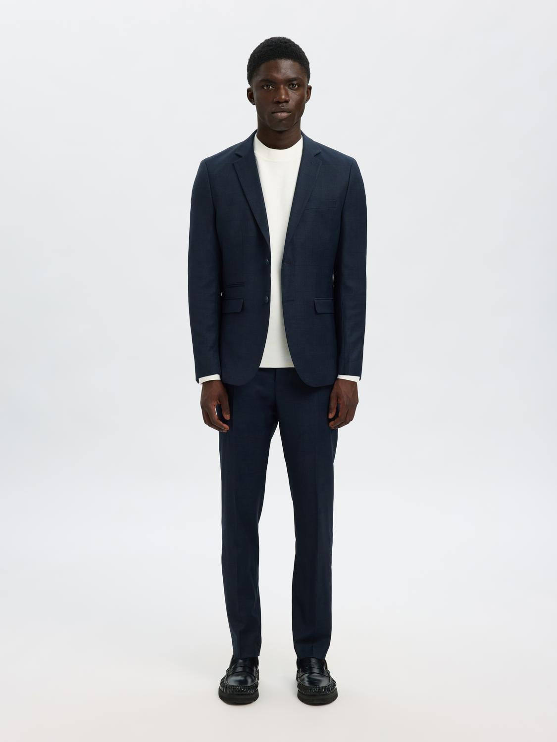 Check Formal Suit-Set Trousers