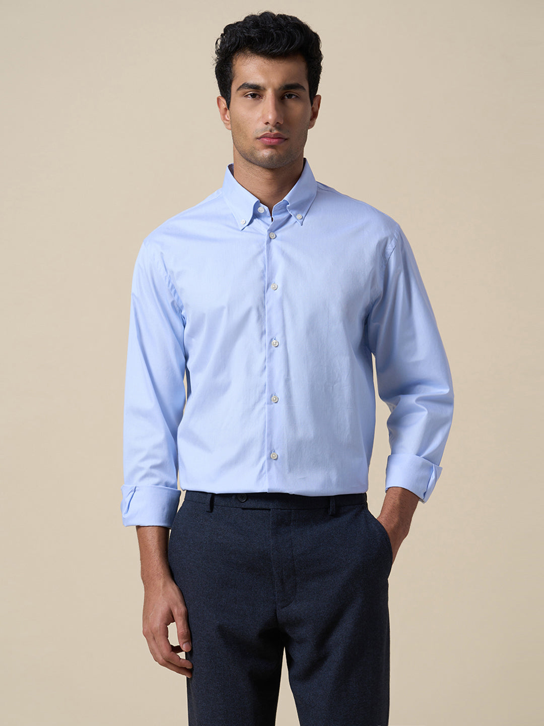 Button Down Oxford Shirt - Blue