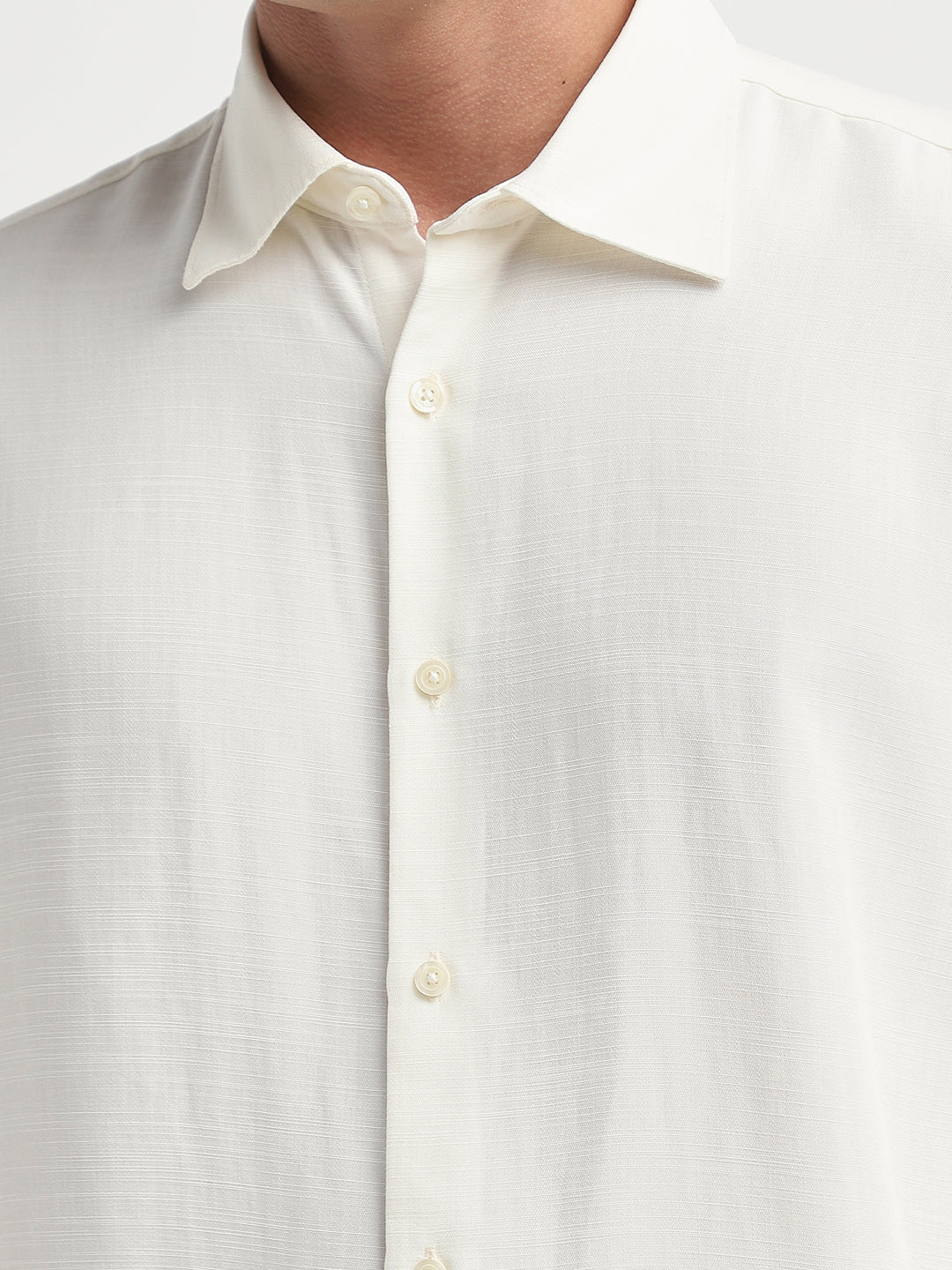 Charlie Tencel Slub Shirt - Off-White