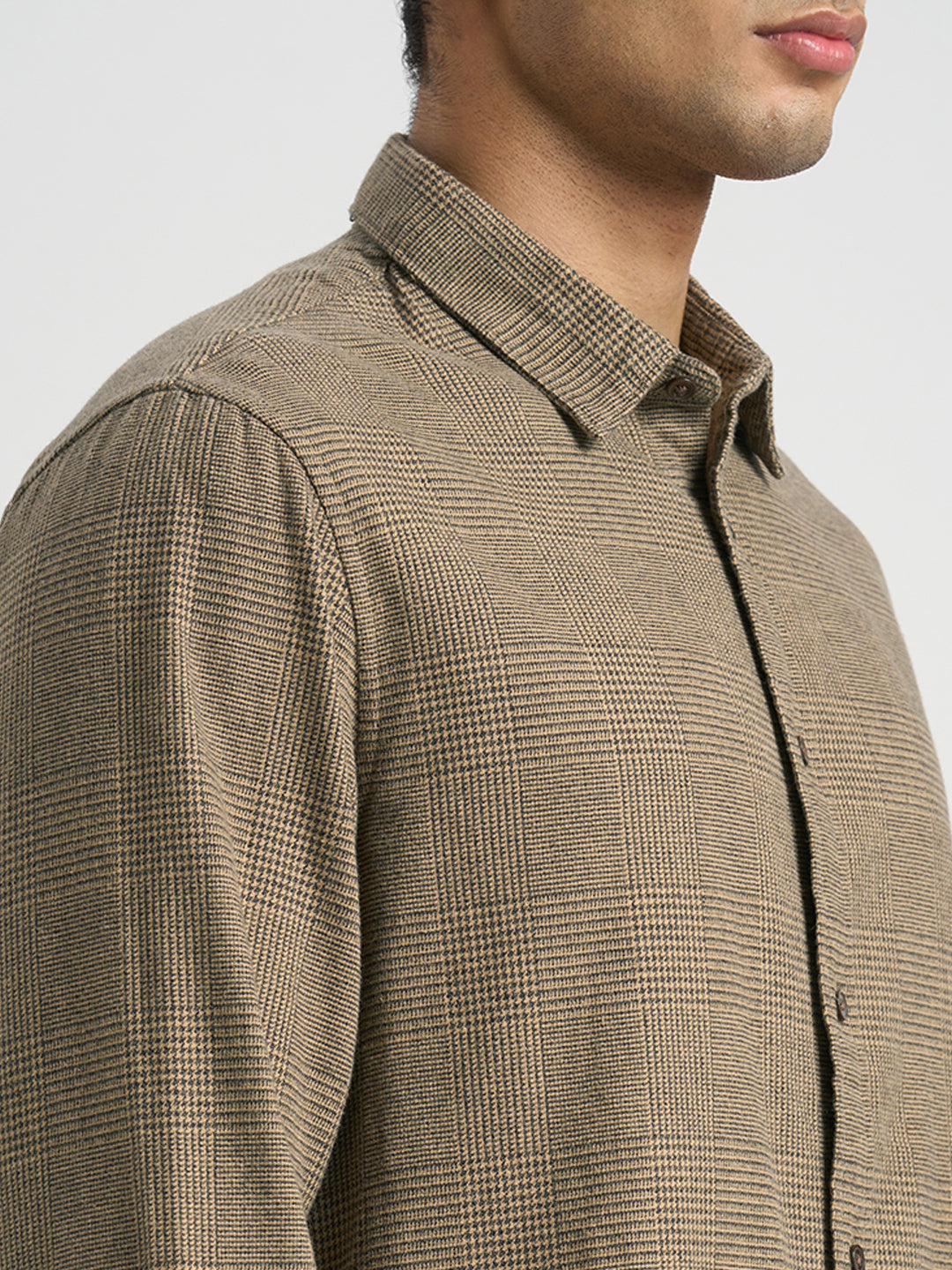Organic Cotton Brushed Check Shirt