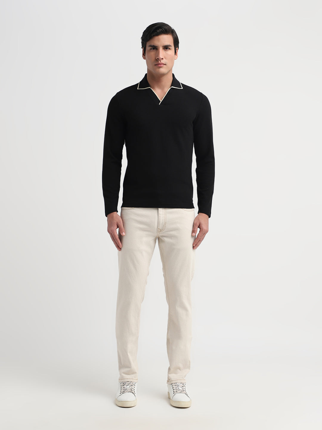 Adley Waffle Slim Fit Polo