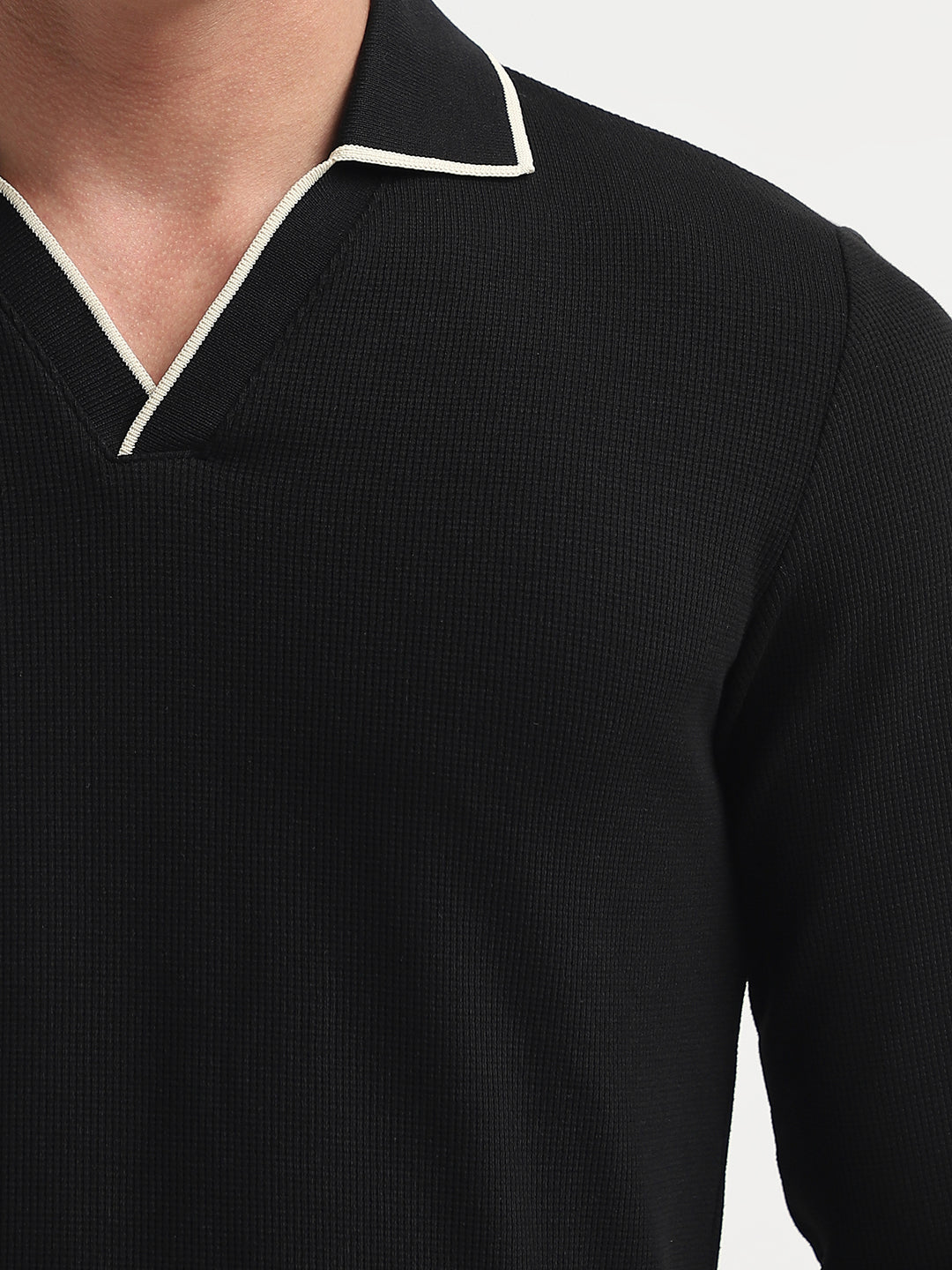 Adley Waffle Slim Fit Polo