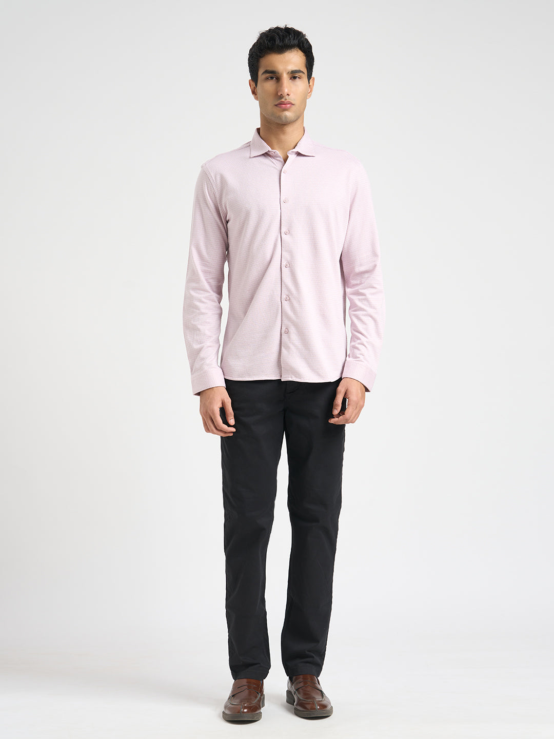 Cotton Dobby Knit Shirt