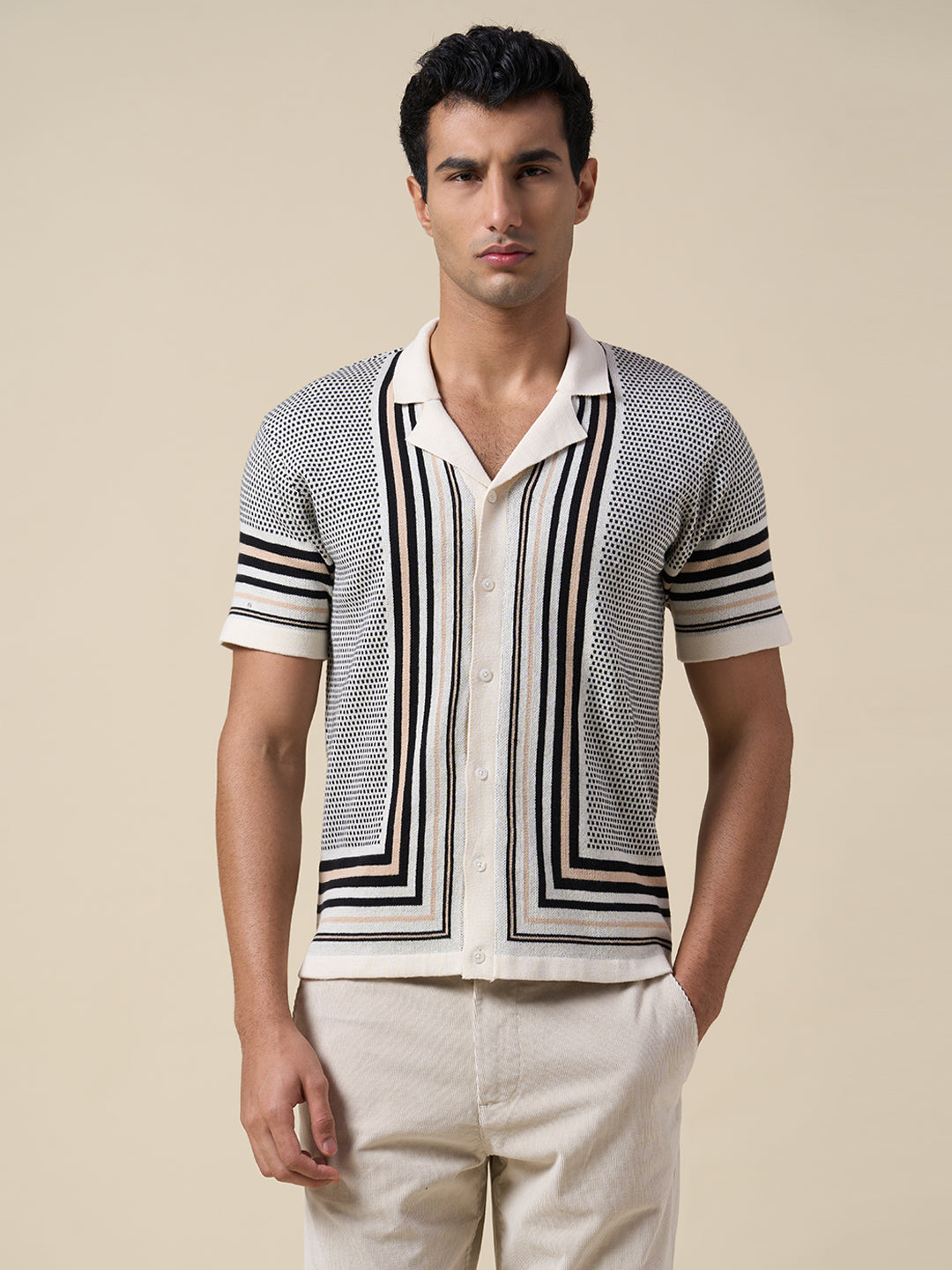 Cotton Knitted Polo Shirt
