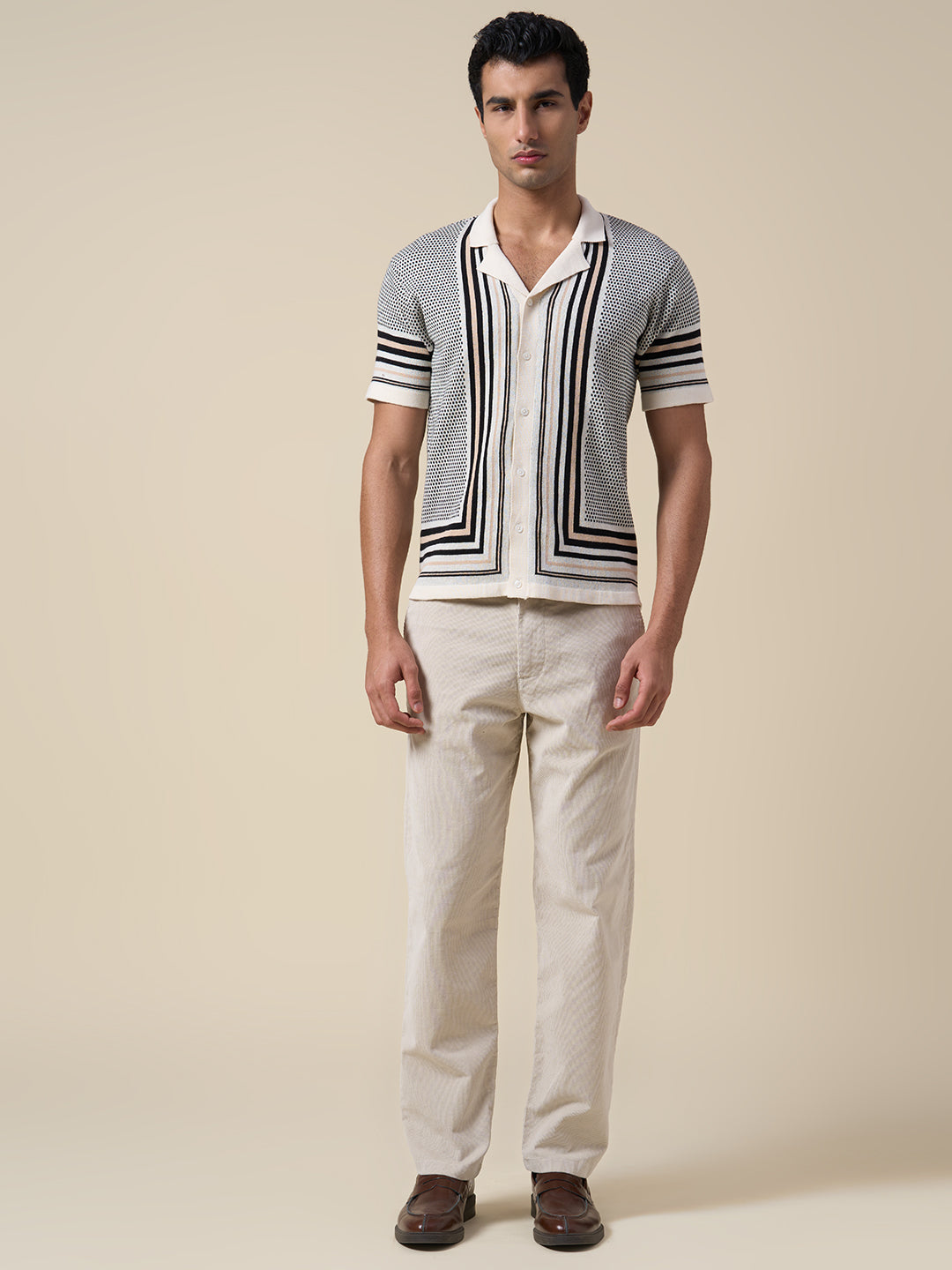 Cotton Knitted Polo Shirt