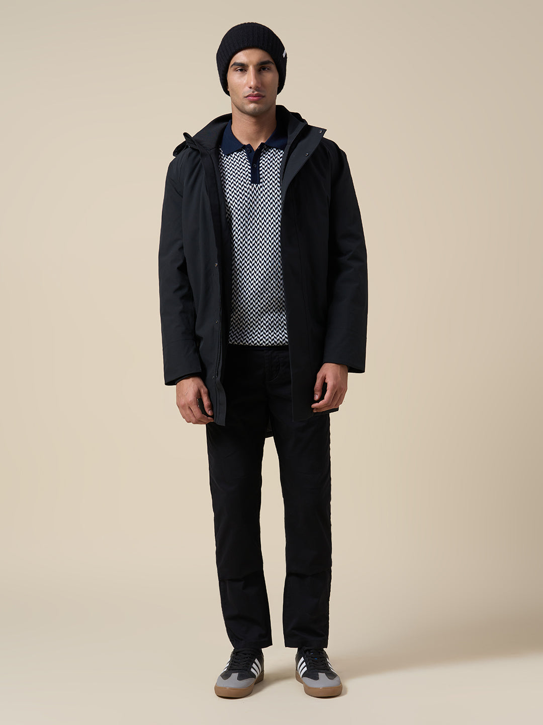 Cotton printed Knit Polo