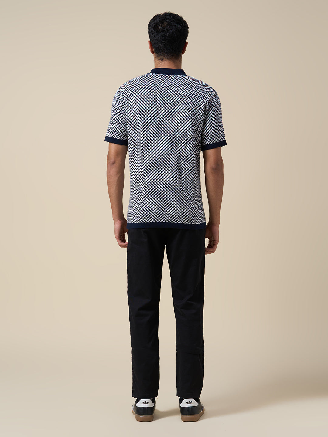 Cotton printed Knit Polo