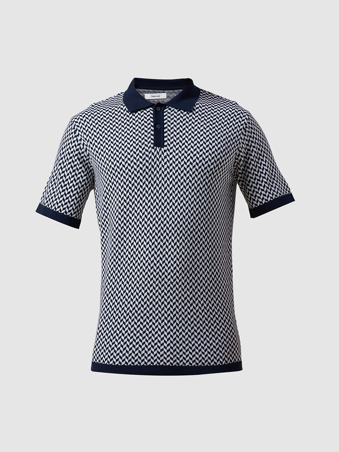 Cotton printed Knit Polo