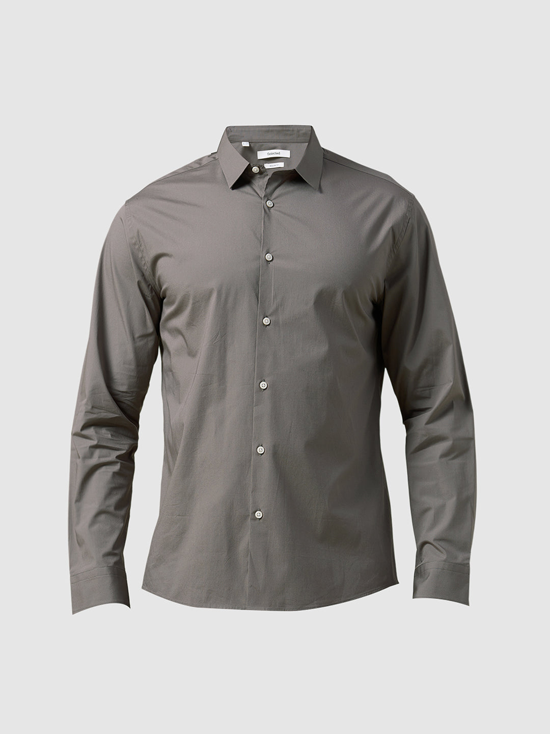 Cotton Regular Fit Shirt - Grey