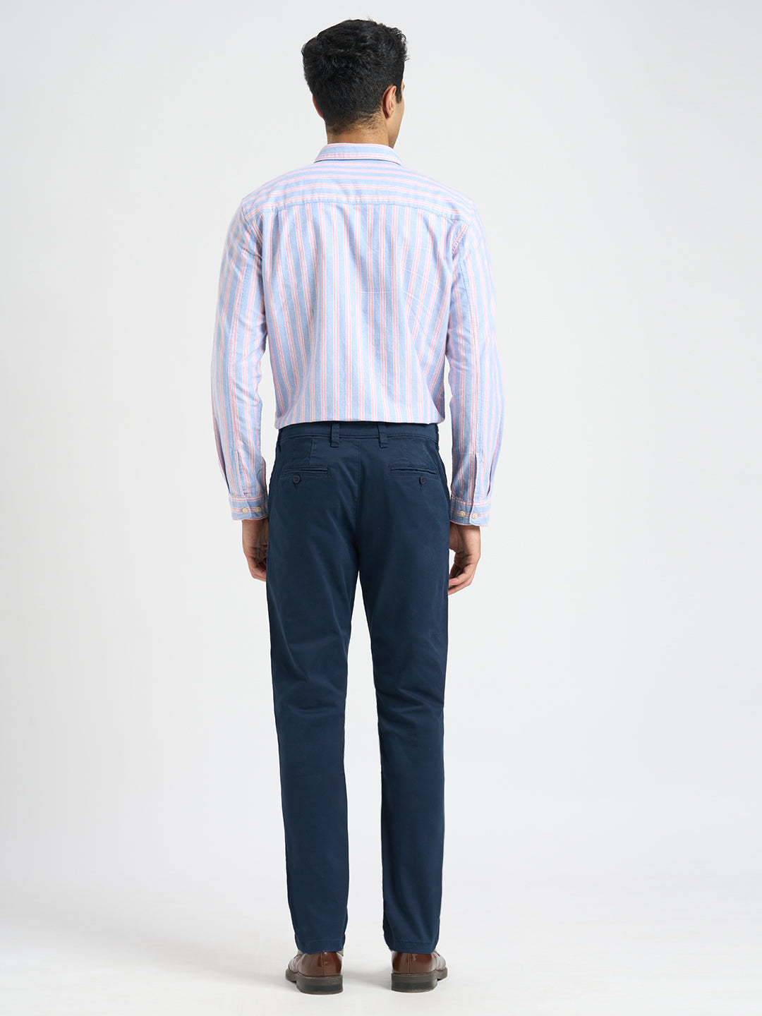 Slim Fit Chino Pants - Dark Blue