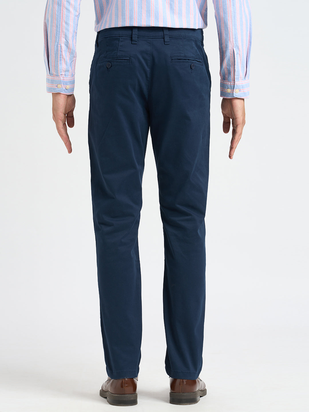 Slim Fit Chino Pants - Dark Blue