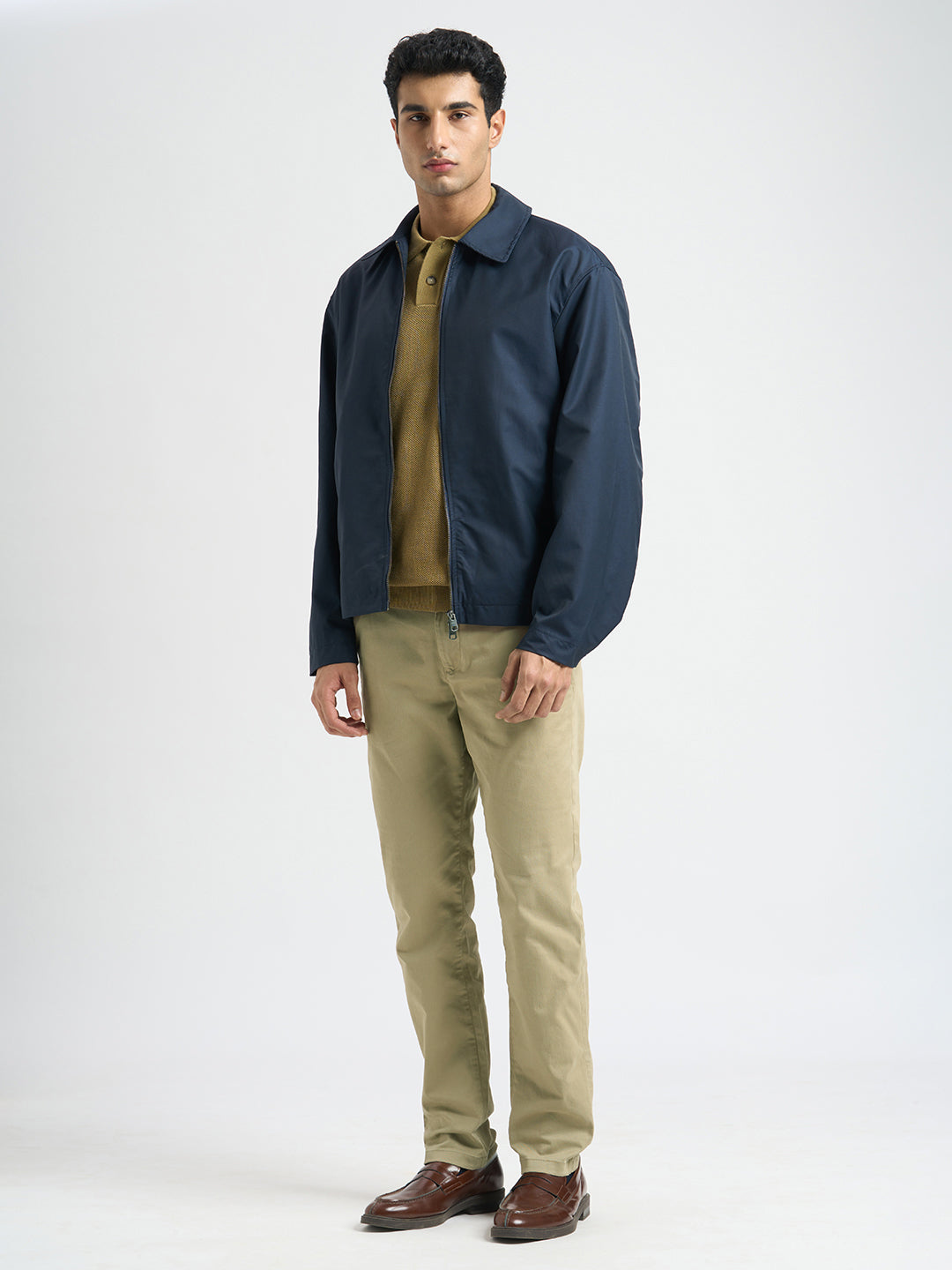 Slim Fit Chino Pants - Beige