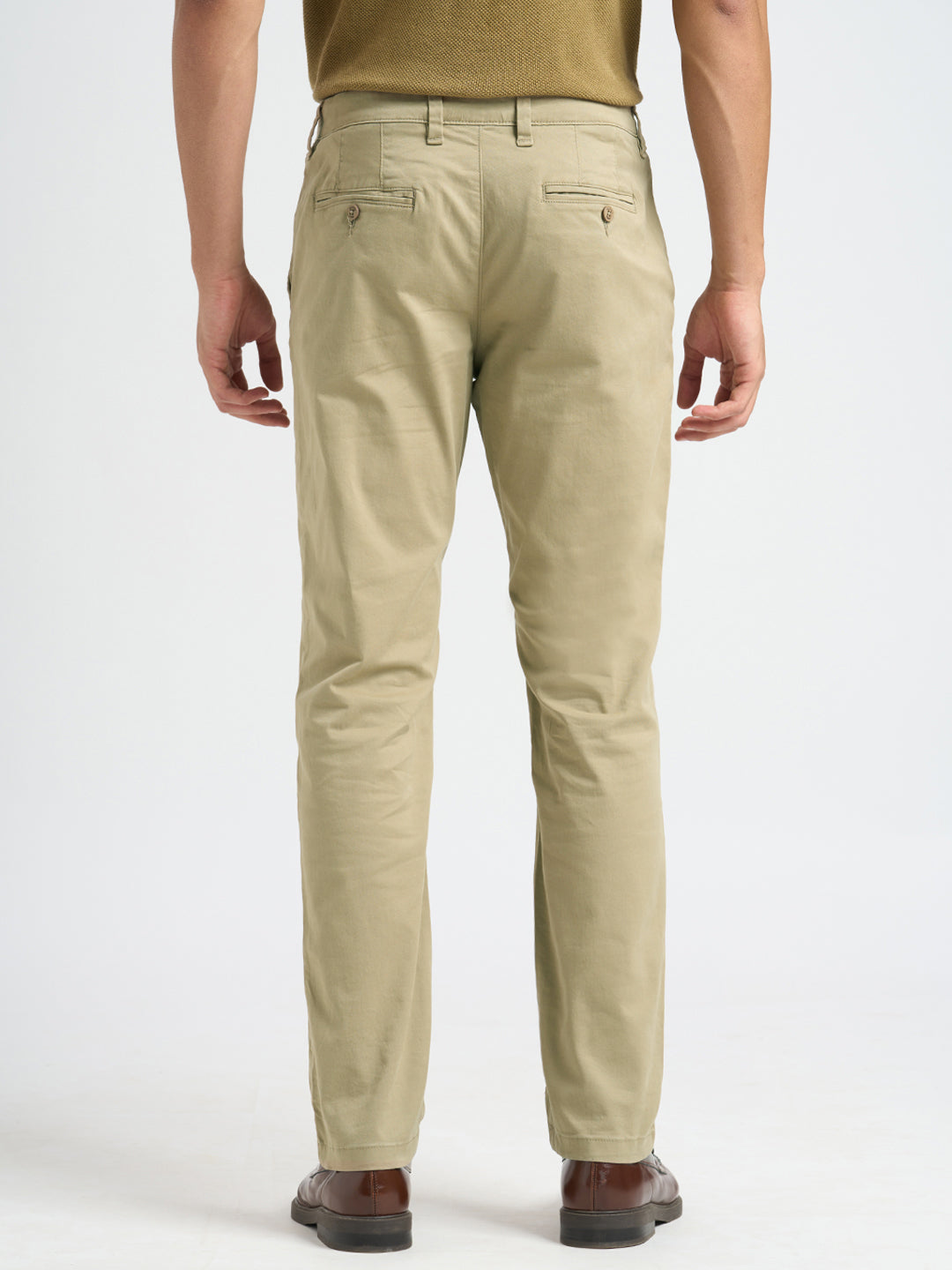 Slim Fit Chino Pants - Beige