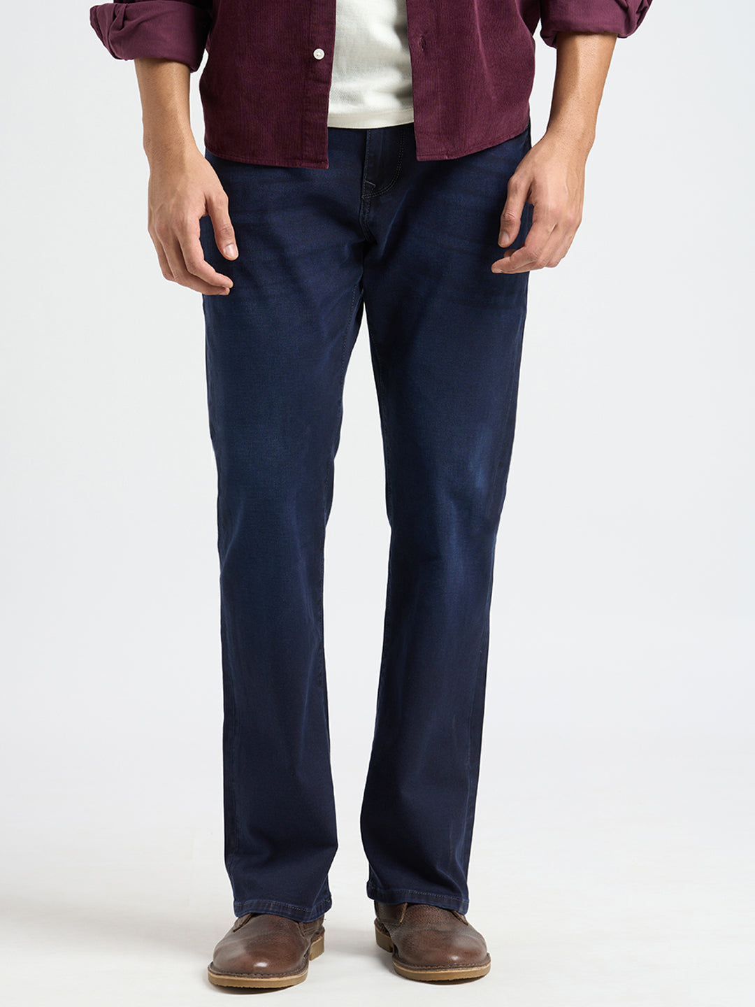 Dark Blue Bootcut Jeans