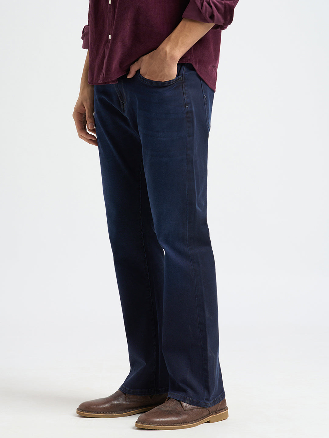 Dark Blue Bootcut Jeans