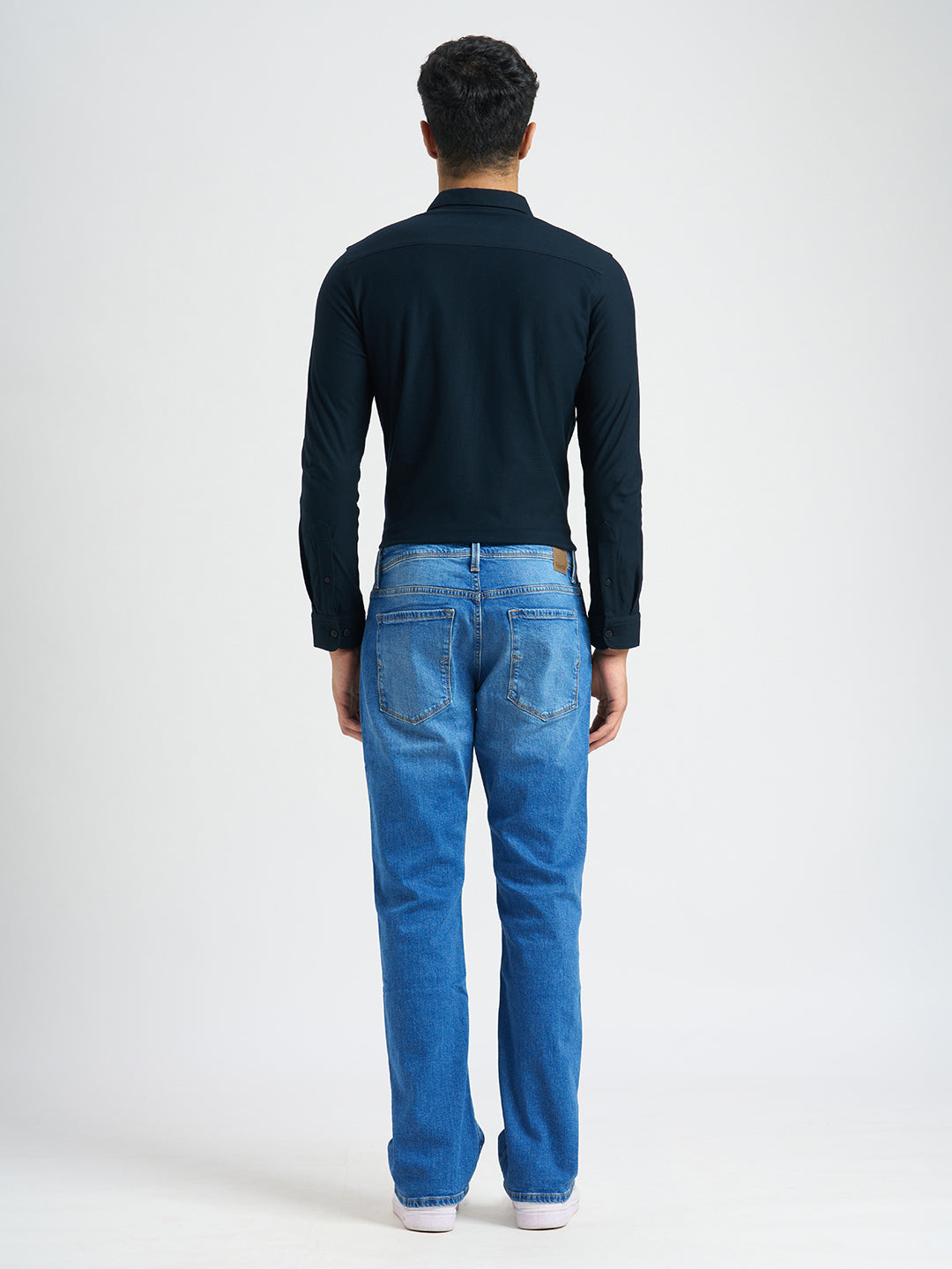 Blue Bootcut Jeans