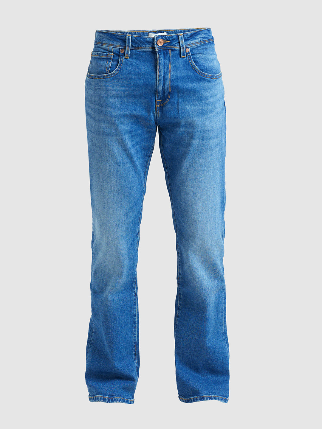 Blue Bootcut Jeans