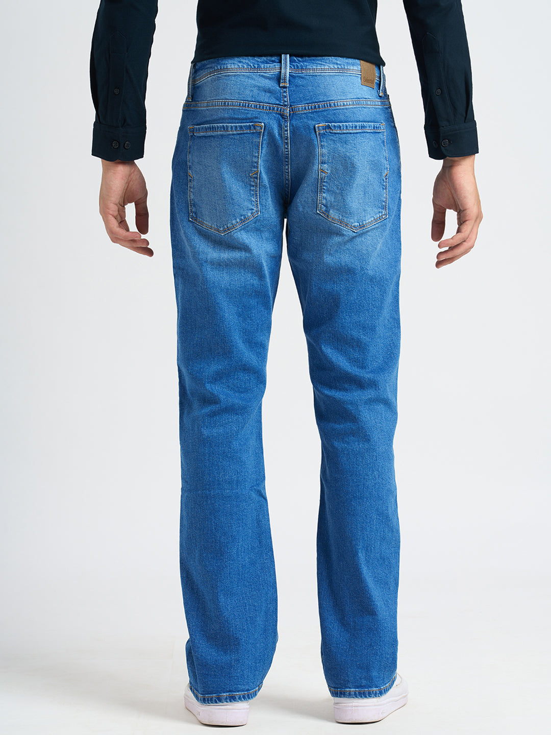 Blue Bootcut Jeans