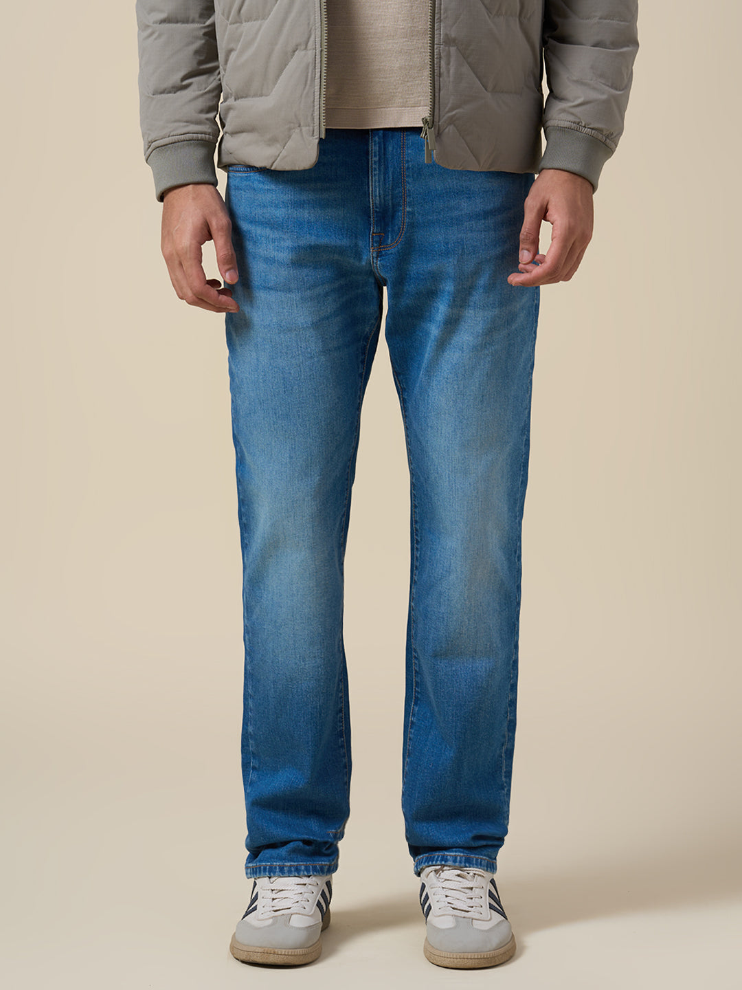 Blue Scott Straight Fit Jeans
