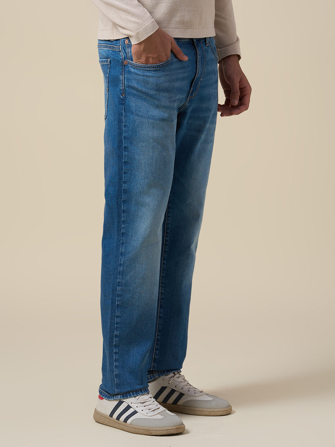 Blue Scott Straight Fit Jeans