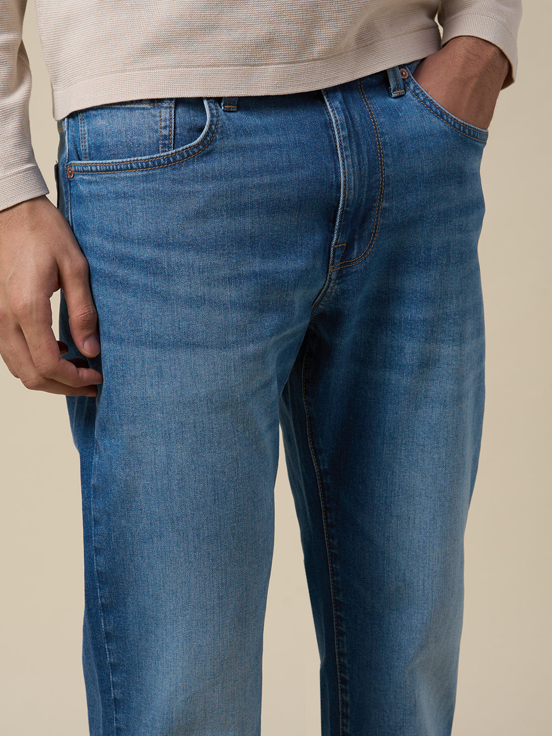 Blue Scott Straight Fit Jeans