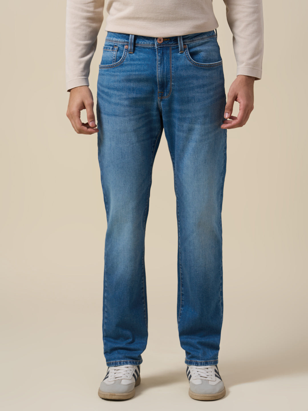 Blue Scott Straight Fit Jeans