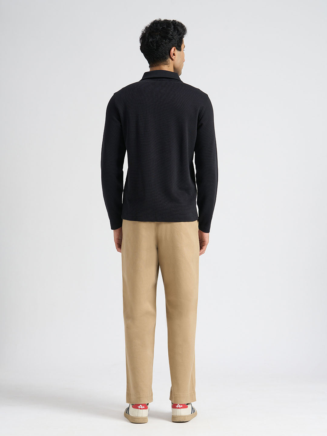 Cotton Blend Zipped Sweatshirt