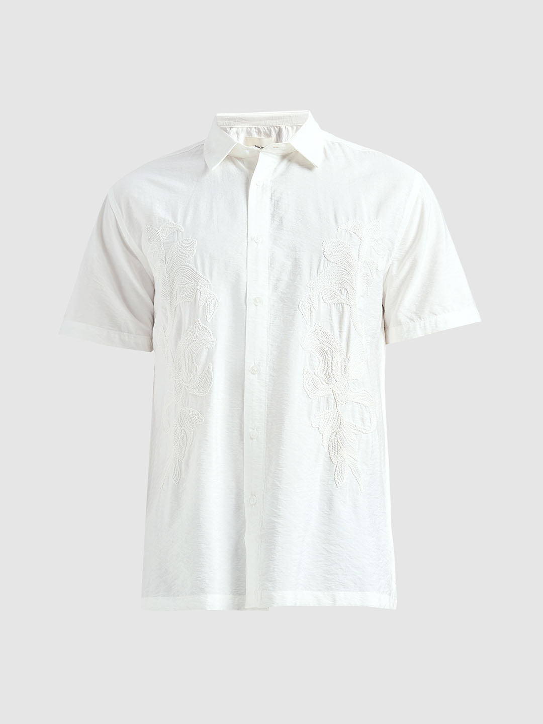 Viscose Blend Embroidered Shirt