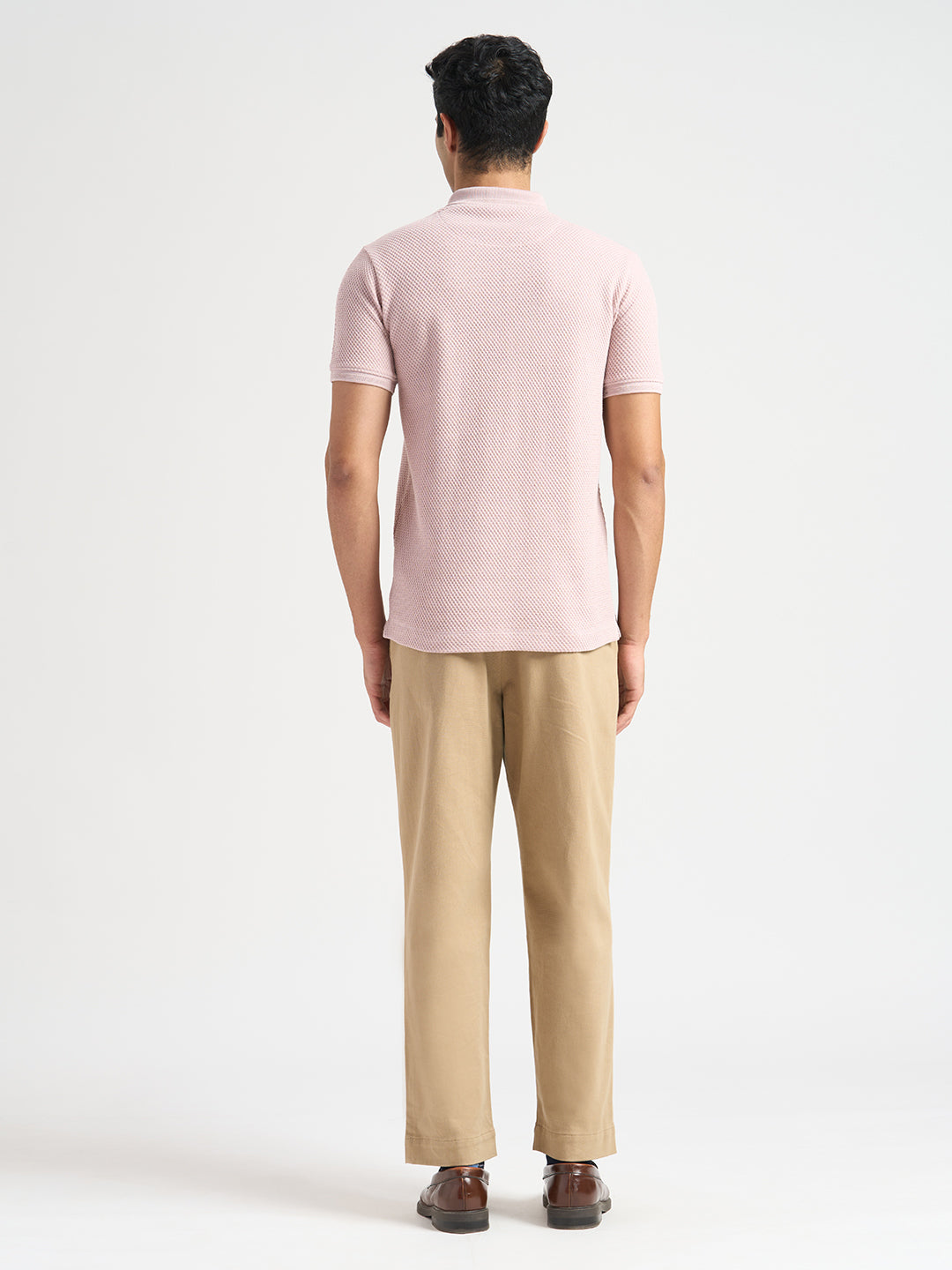 Cotton Zip Knit Polo