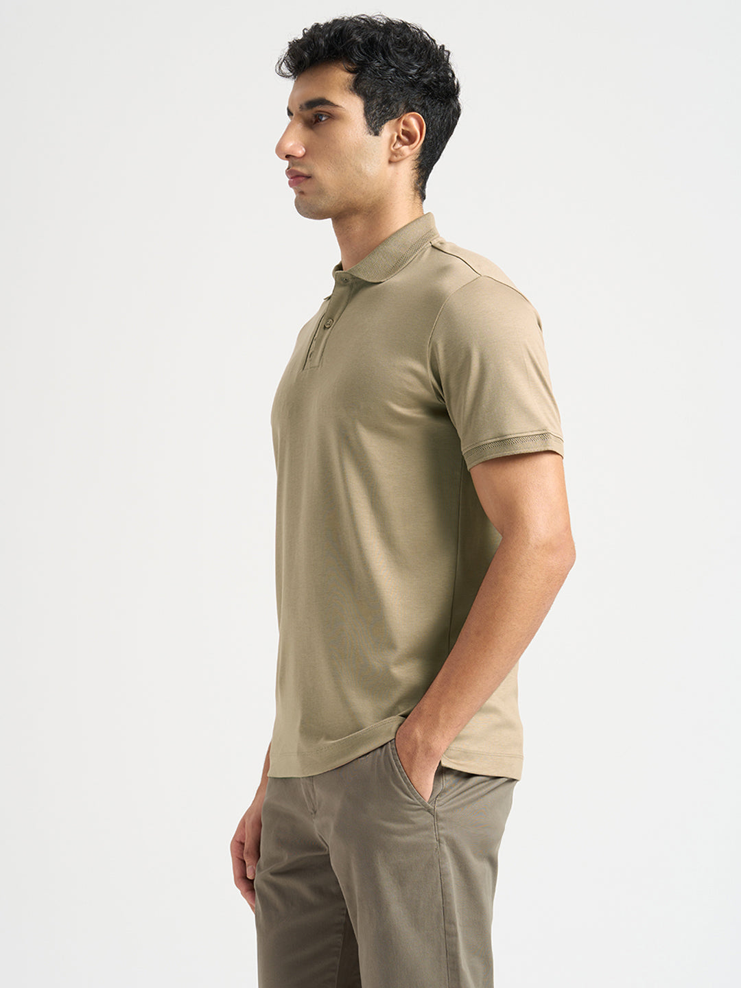 Logo Printed Cotton Polo