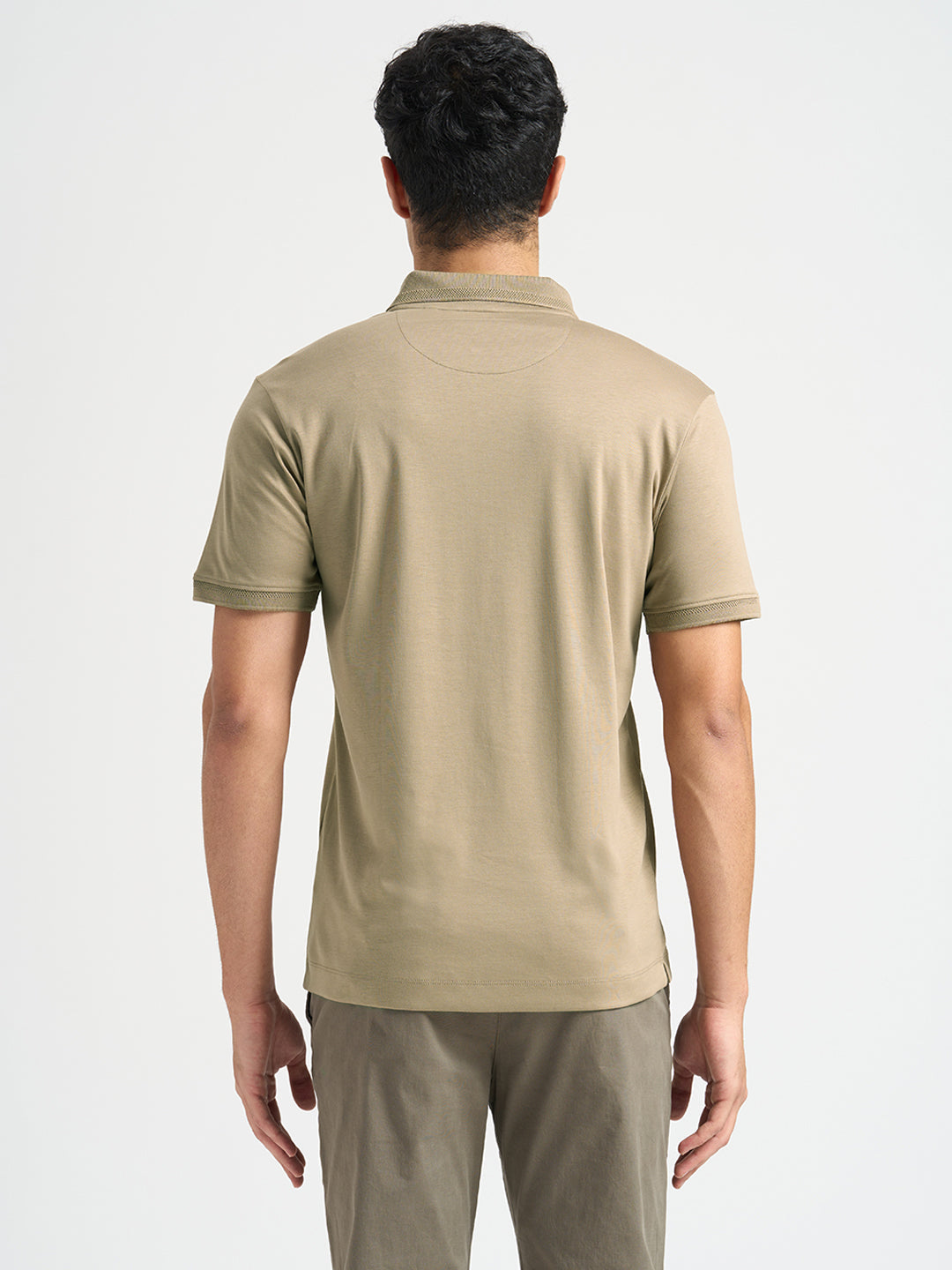 Logo Printed Cotton Polo