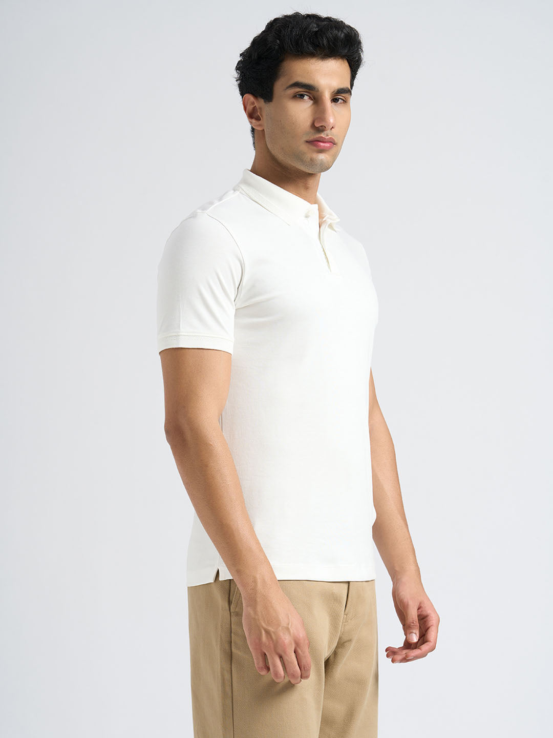 Cotton Logo Text Polo