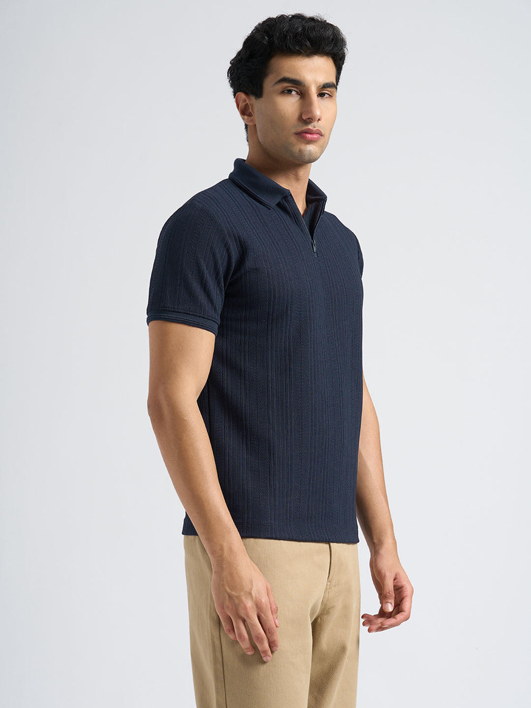 Textured Jacquard Polo