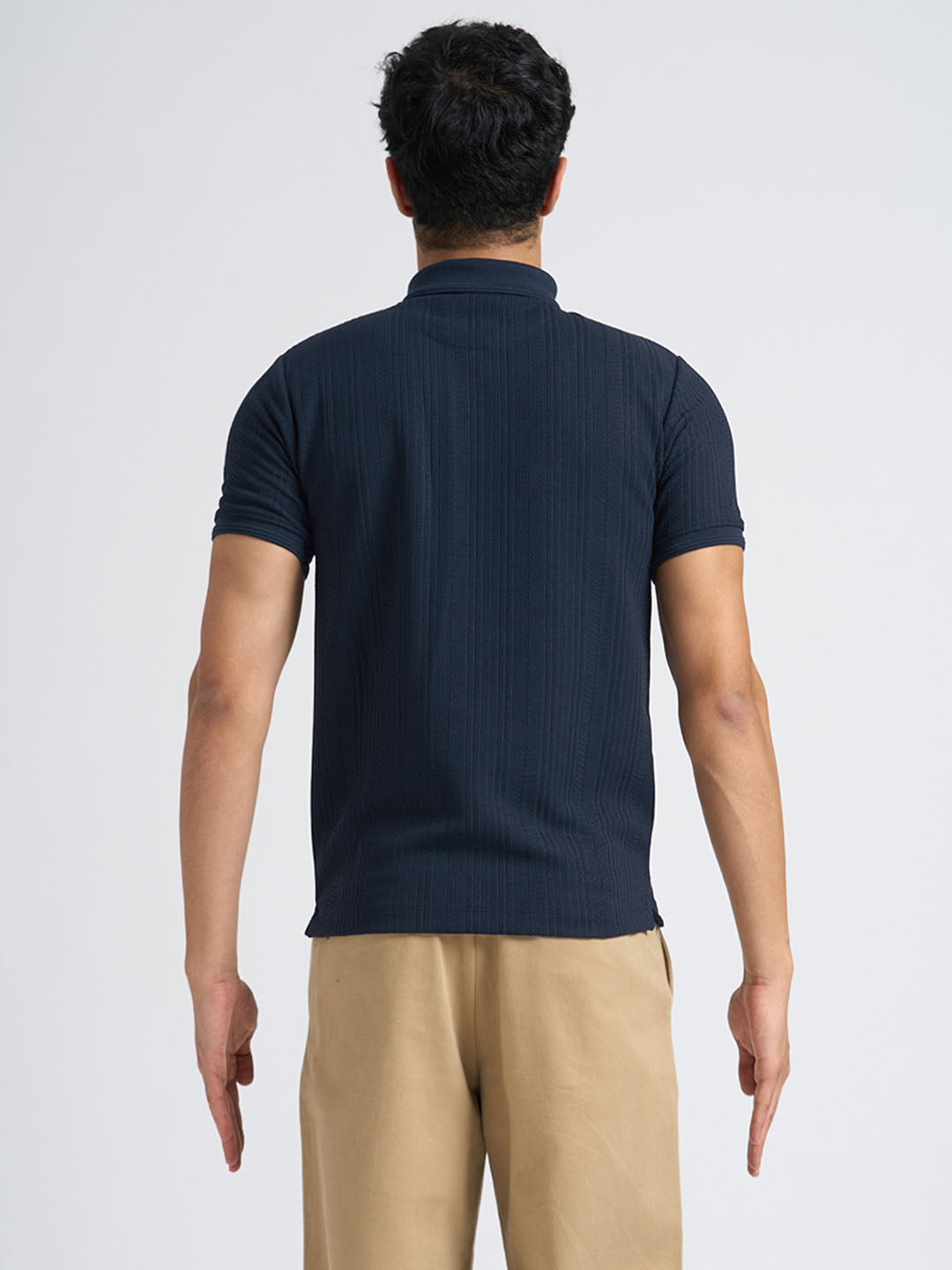 Textured Jacquard Polo